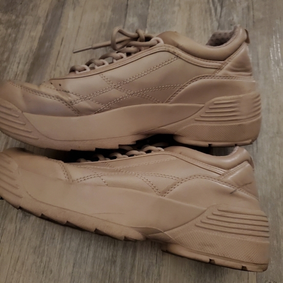 Call It Spring Vegan Chunky Tan Sneakers - Picture 6 of 13